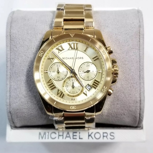 Michael Kors rose gold brecken chronograph watch - Picture 7 of 7